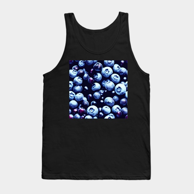 Blueberry pattern #5 Tank Top by Endless-Designs